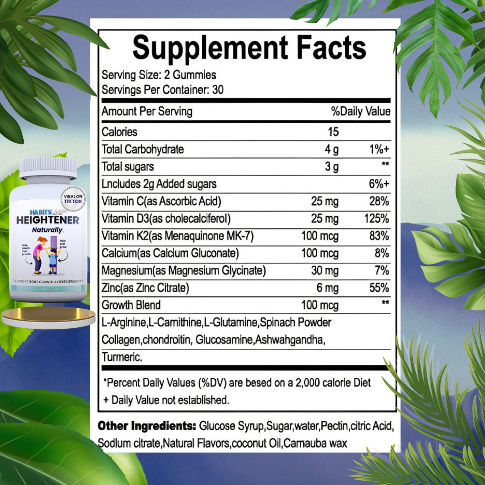 Height Booster for Natural Growth