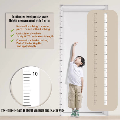 2M Height Ruler Sticker