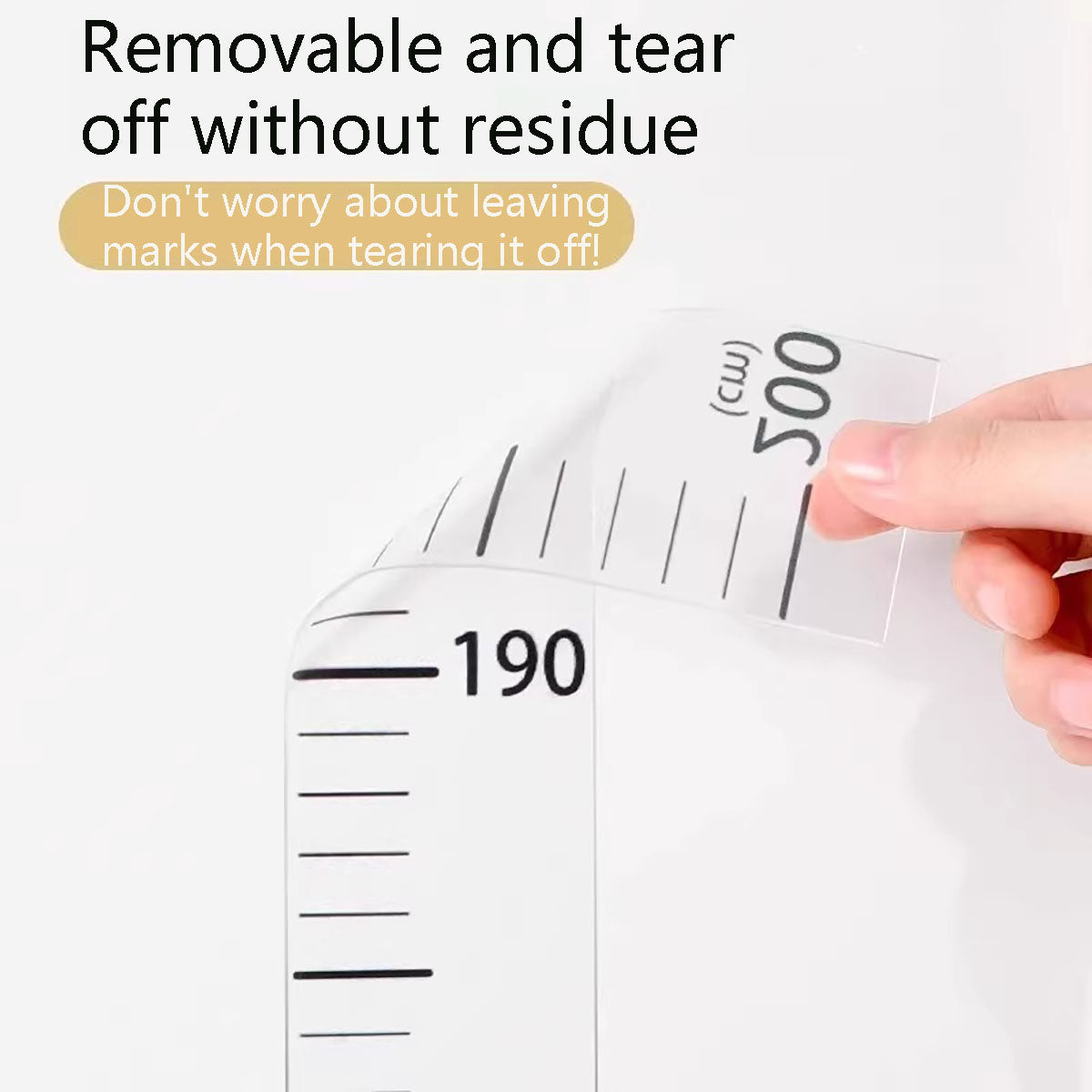 2M Height Ruler Sticker